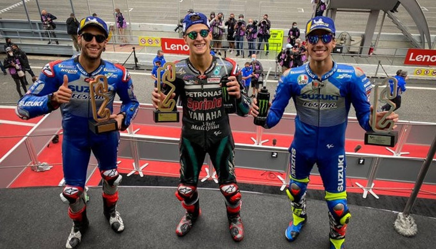 MotoGPnin İspanyadaki 8. etabını Quartararo kazandı