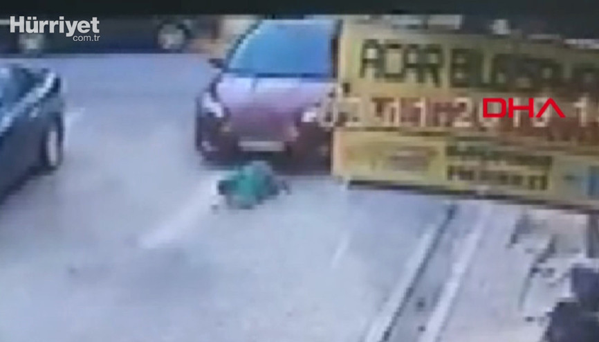 Esenyurtta kediye bakayım derken canından oluyordu; o anlar kamerada