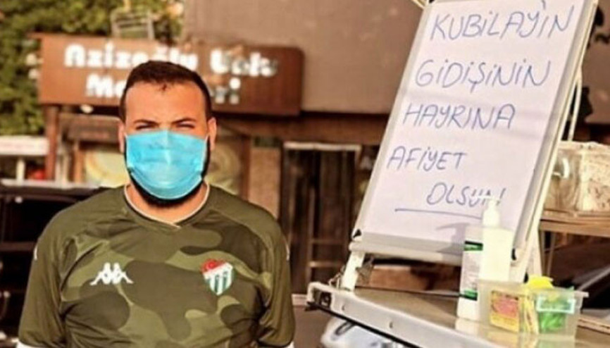 Bursasporlu, gidince adak lokma döktürdü