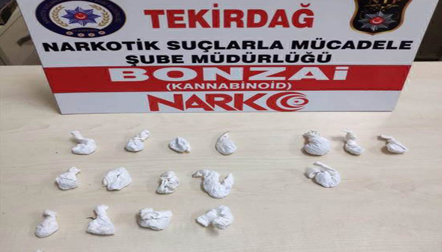 Tekirdağ’da uyuşturucu operasyonları: 5 gözaltı