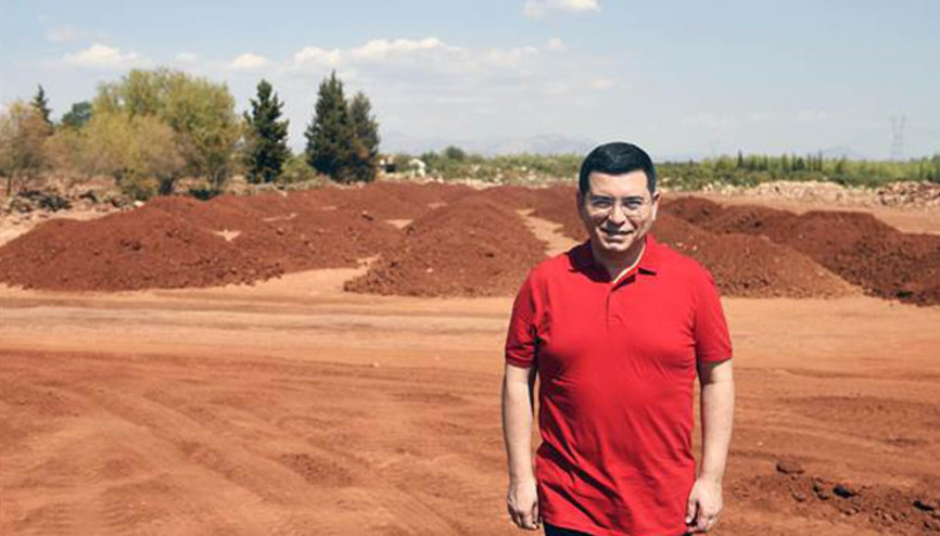 Antalya Orman Çiftliği’ne Akdeniz toprağı