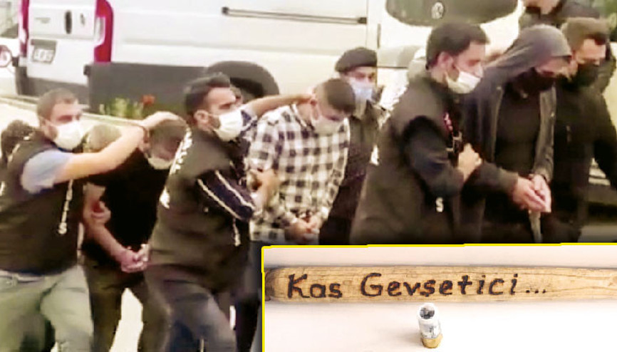 Bu da çetenin kas gevşeticisi