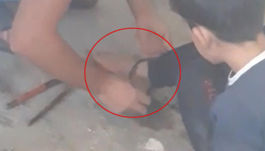 Yangında zincirli bulunan çocuk ve ailesi konuştu