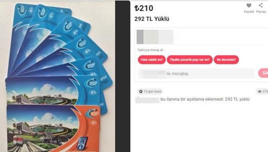 Kartı satan personele EGO ceza uygulamalı