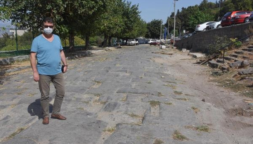 İki bin yıllık tarihi İpek Yolu, pazar yeri ve otopark oldu