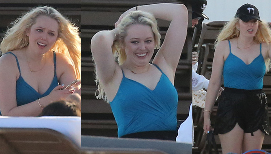 Babası seçim telaşında, küçük kız eğlencede