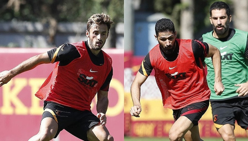 Galatasarayda Alanyaspor hazırlıkları Etebo, Emre Akbaba ve Saracchi takımla çalıştı...