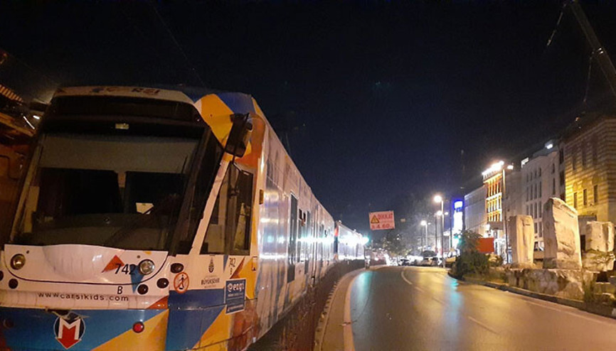 Beyazıt-Laleli arasında tramvay seferleri durdu