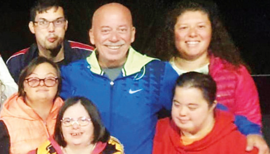 Engelliler için sahnede