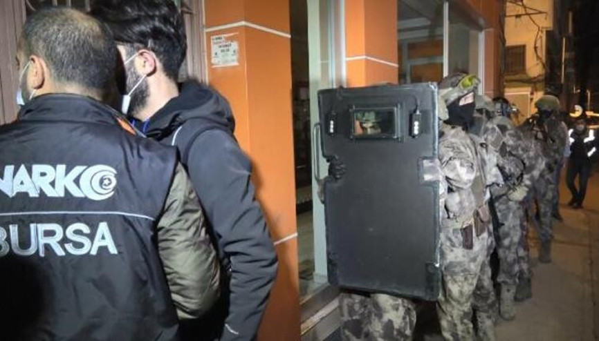 Uyuşturucu satıcılarına yönelik 600 polisle şafak operasyonu