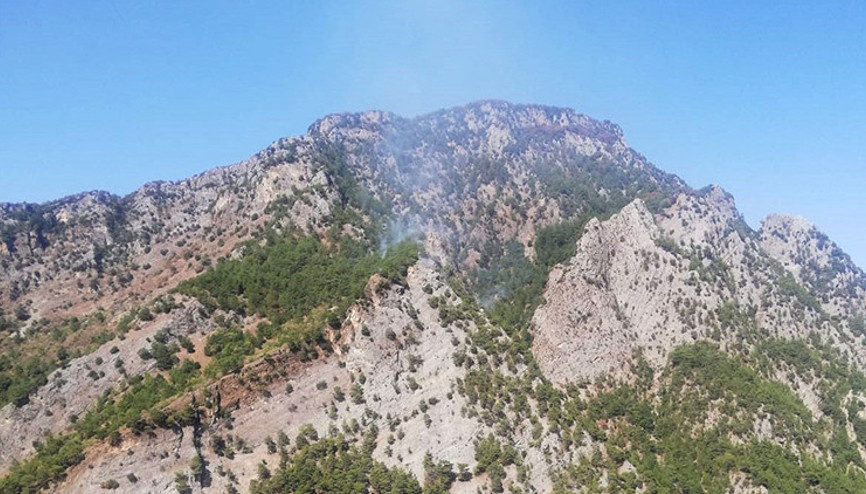 Kahramanmaraş’ta 1 hektar ormanlık alan yandı