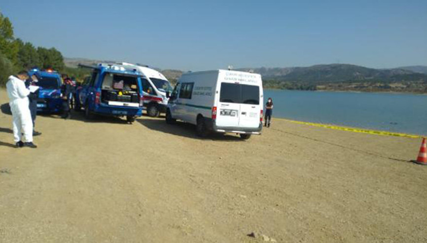 Çorumda baraj gölünde, kadın cesedi bulundu