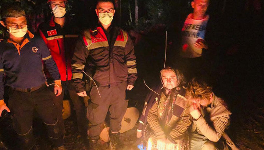 Düzce Kestane toplarken ormanda kaybolan kadın bulundu