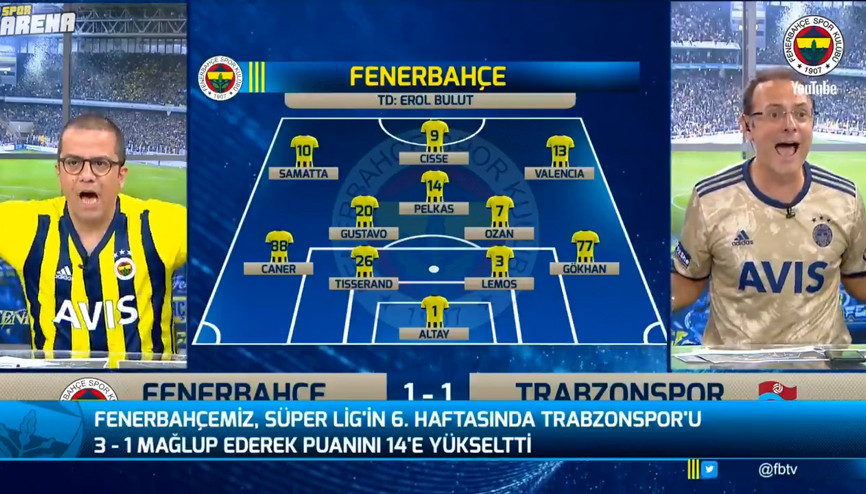 FB TV spikerleri derbide gelen goller sonrası kendinden geçti FB TV spikerleri derbide gelen goller sonrası kendinden geçti