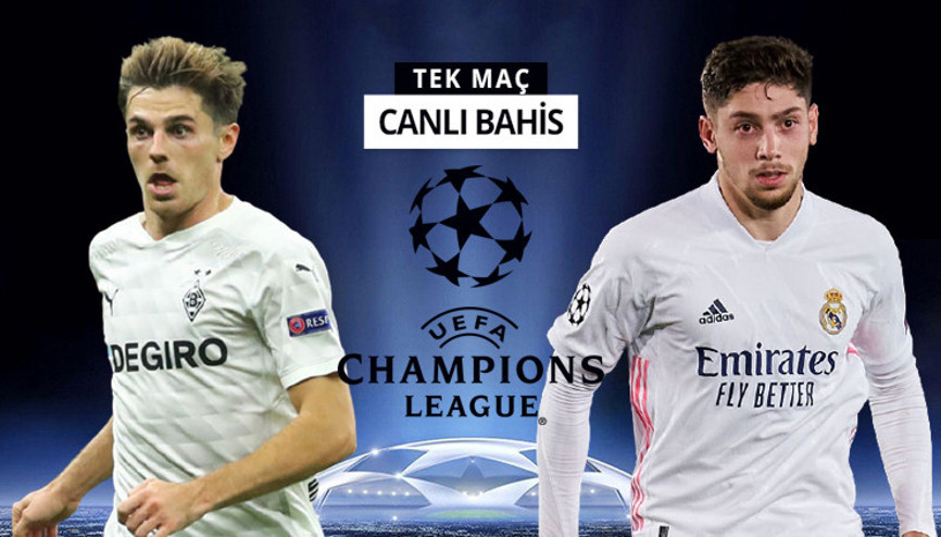 Real Madrid zorlu Gladbach deplasmanında Galibiyetlerine verilen iddaa oranı...