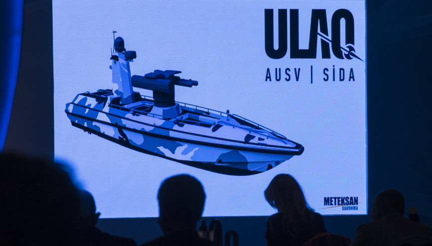 ULAQ: Türkiyenin ilk silahlı insansız deniz aracını sahneye çıktı