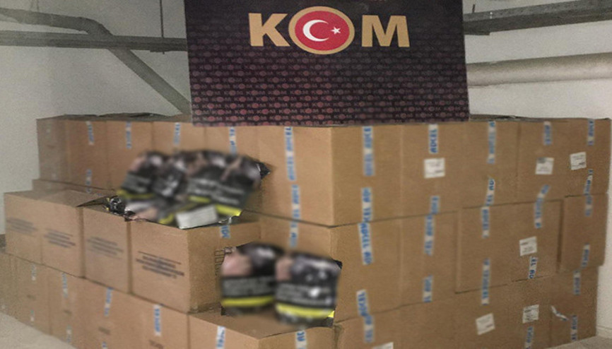 Kırıkkalede 1 ton kaçak tütün ele geçirildi