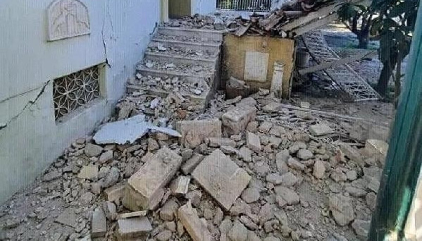 Son dakika: Depremin merkez üssü Yunan adası Sisamdan (Samos) ilk görüntüler