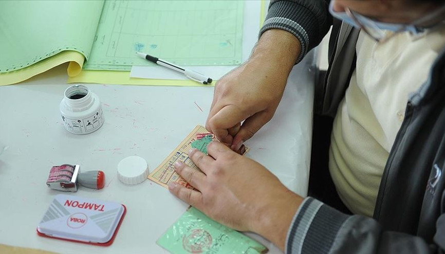 Cezayirliler Anayasa referandumu için sandık başında