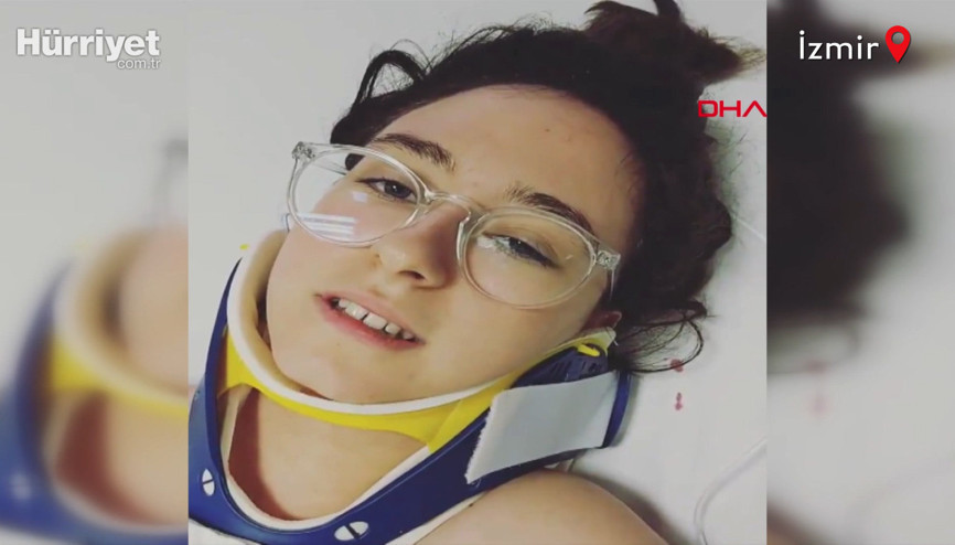 Enkazdan kurtarılan İncinin hastanedeki ilk görüntüsü