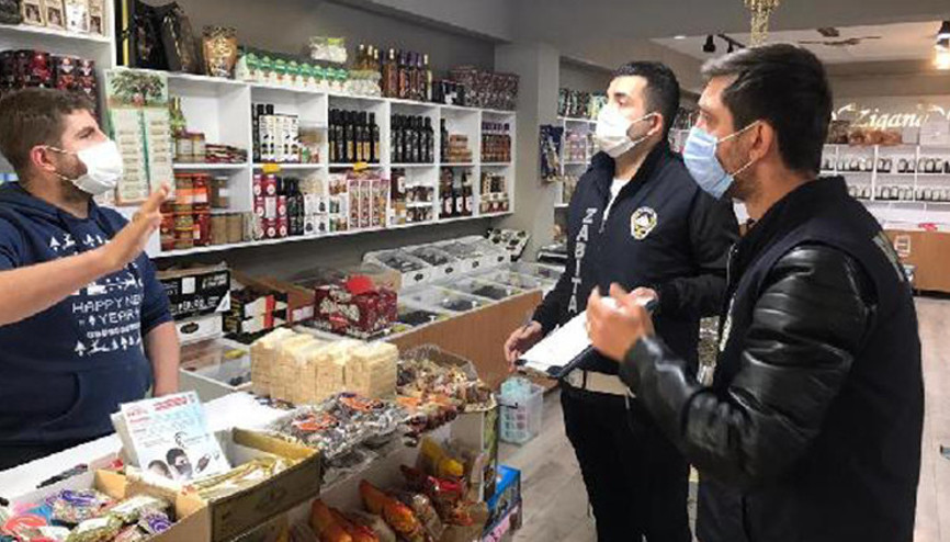 İstanbulda koronavirüs denetimleri İstanbulda koronavirüs denetimleri