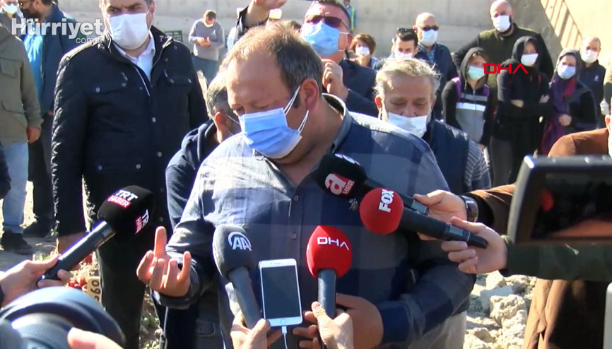 Aydanın babası, Fidan Gezginin mezarı başında açıklamalarda bulundu
