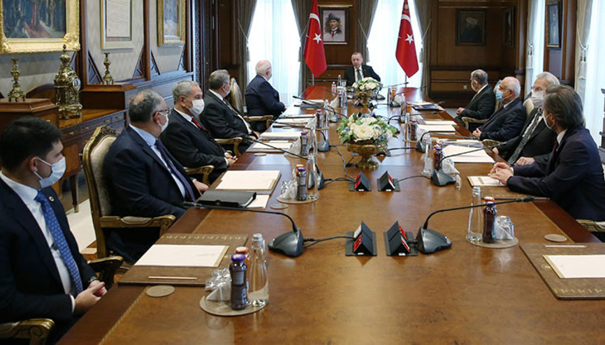Cumhurbaşkanlığı Yüksek İstişare Kurulu, Cumhurbaşkanı Erdoğan başkanlığında toplandı