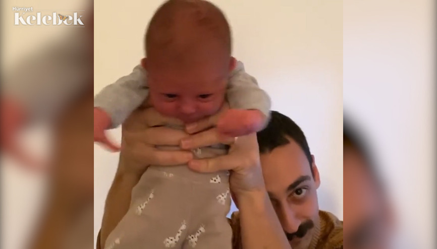 Ayşecan Tatari ve Edip Tepeli kızlarının videosunu paylaştı