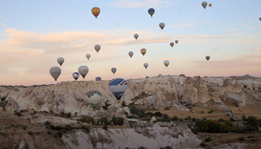 Kapadokyayı ekimde 175 bin 612 turist gezdi