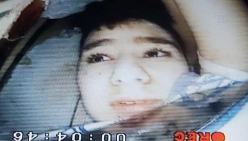 15 yaşındaki Günay Özışıkın kurtarılma anı yılan kamera ile görüntülendi