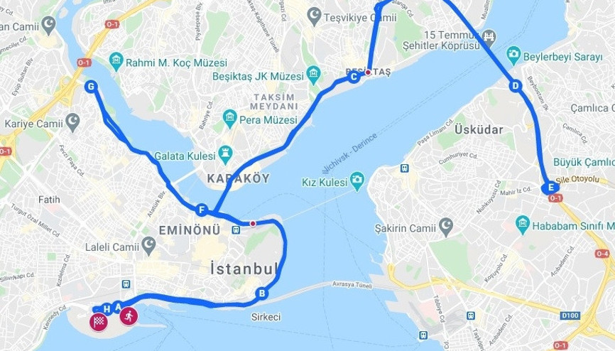 İstanbul Maratonu kapalı yollar listesi açıklandı Avrasya Maratonu trafiğe kapalı yollar hangileri