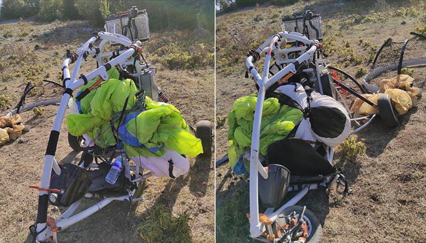 Hatayda paramotor operasyonu