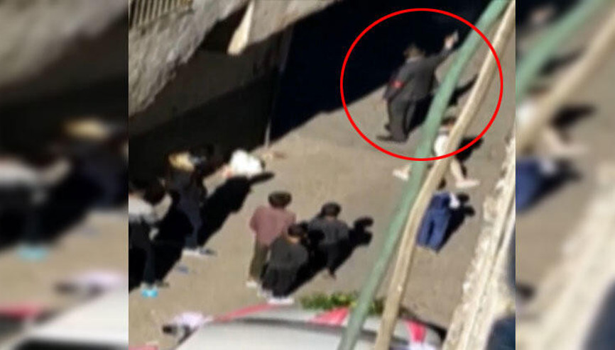 Düğünde havaya ateş açan 2 maganda önce kameraya sonra polise yakalandı