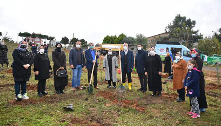 Sancaktepe’de fidanlar toprakla buluştu
