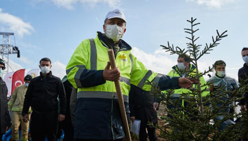 Vali Yerlikayanın katılımıyla milyonlarca fidan dikildi