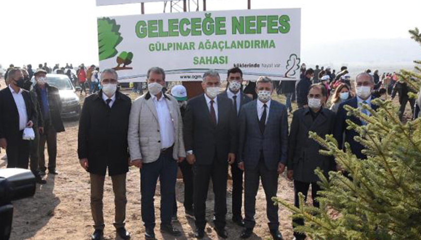 Eskişehir’de 88 bin fidan toprakla buluştu