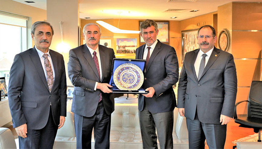 Yargıtay Başkanı Akarca ve Yargıtay Cumhuriyet Başsavcısı Şahinden TBB Başkanı Feyzioğluna ziyaret