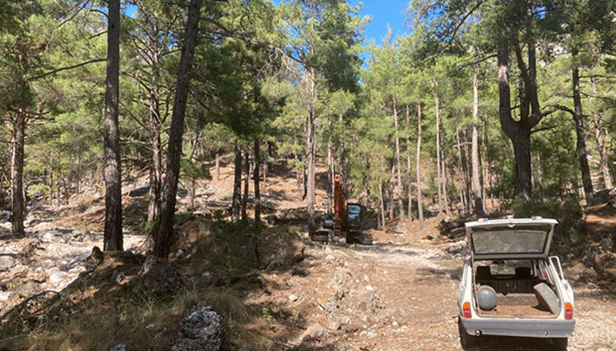 LİKYA YOLU’NDA  AĞAÇ İSYANI