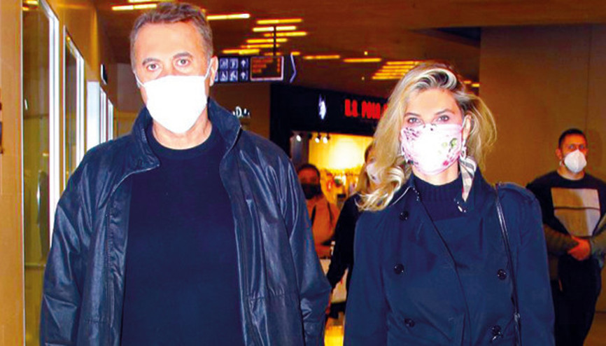 Fikret Orman ve sevgilisi Tuğba Coşkun alışverişte