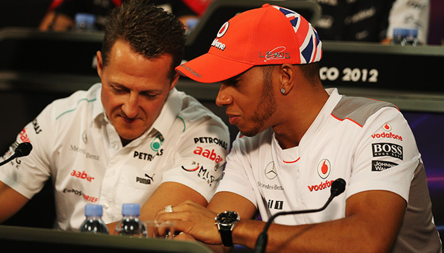 Lewis Hamilton, Michael Schumacheri İstanbulda yakaladı Lewis Hamilton, Michael Schumacheri İstanbulda yakaladı