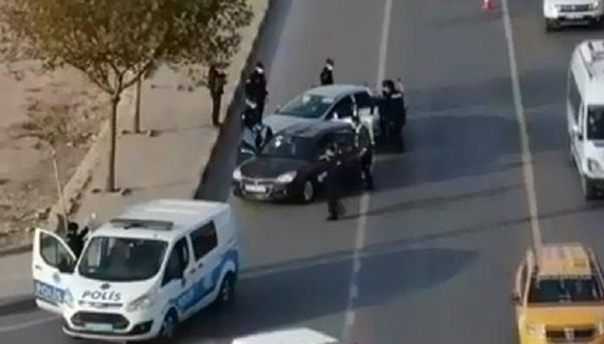 Gaziantepte dron destekli asayiş uygulaması