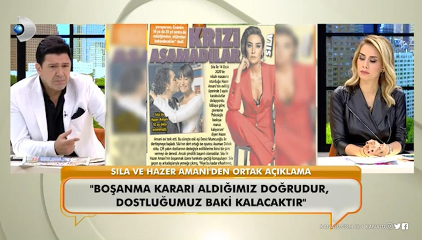 Sıla-Hazer Amani çifti boşanıyor