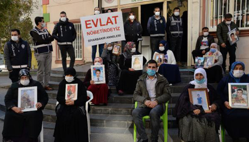 HDP önündeki evlat nöbetinde aile sayısı 159a çıktı