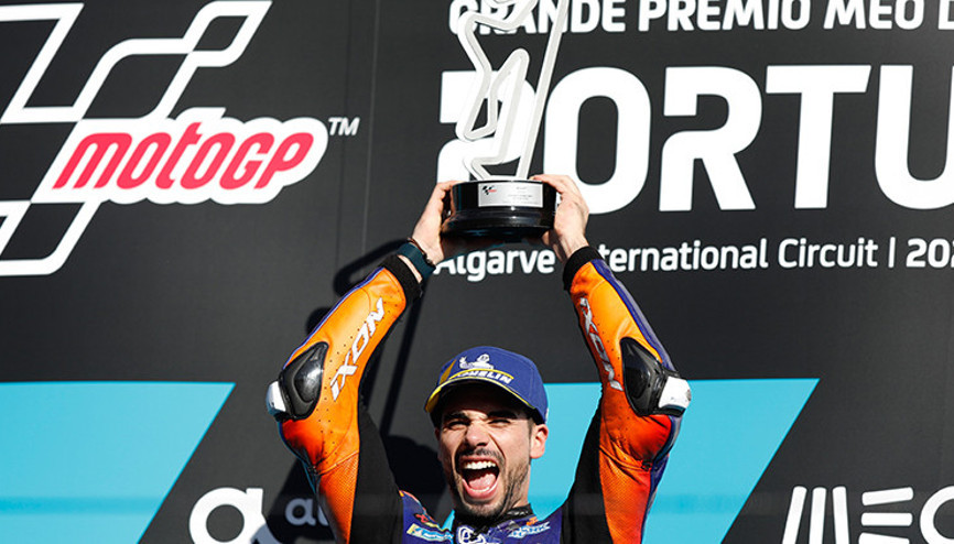MotoGPde sezonun son yarışını Miguel Oliveira kazandı
