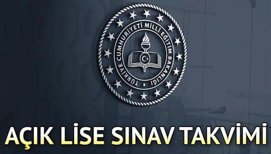 Açık öğretim lise sınavı ne zaman İşte AÖL 1. dönem sınav takvimi