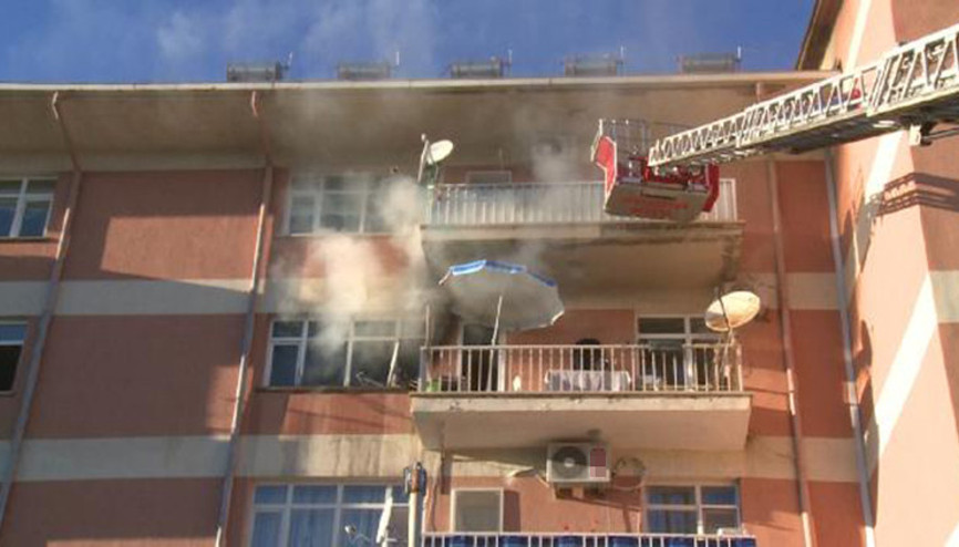 Yangında 6 kişi dumandan etkilendi, kedi ve kuş öldü