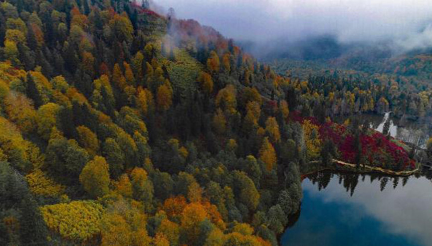 Artvinde sonbahar güzelliği