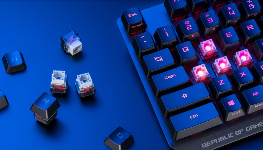 Asus, RX Optik Mekanik anahtarlı klavyesini duyurdu