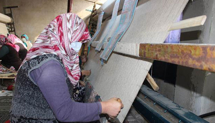 Bu mahallede kadınların dokuduğu halılar, ABD’ye ihraç ediliyor Bu mahallede kadınların dokuduğu halılar, ABD’ye ihraç ediliyor