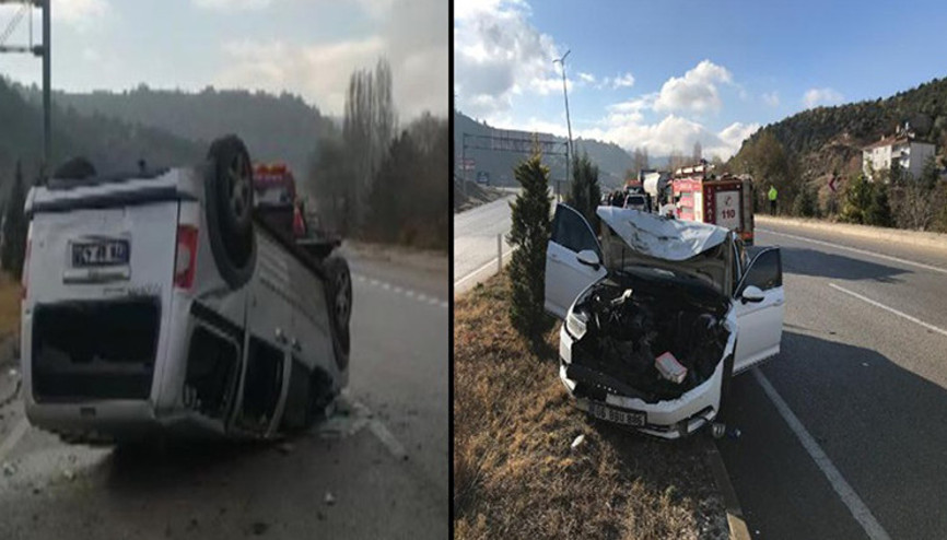 Karabükte kaza: 1i çocuk 3 yaralı